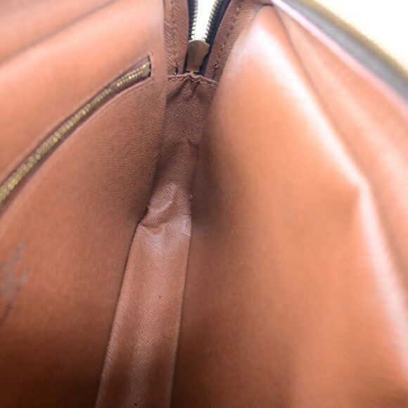 LOUIS VUITTON Marly Dragonne GM Clutch Hand Bag Monogram Brown - Picture 15 of 16